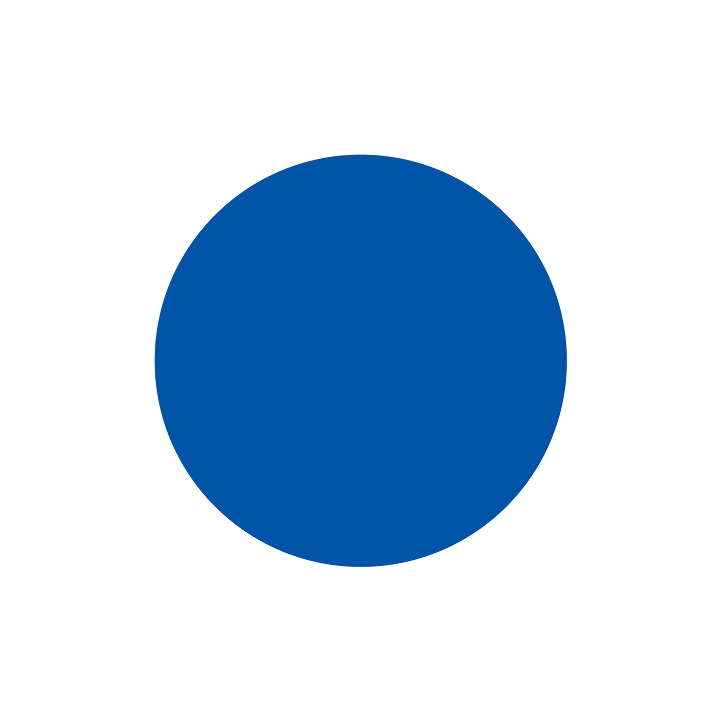 (小)色シール 紺(識別・管理シール)