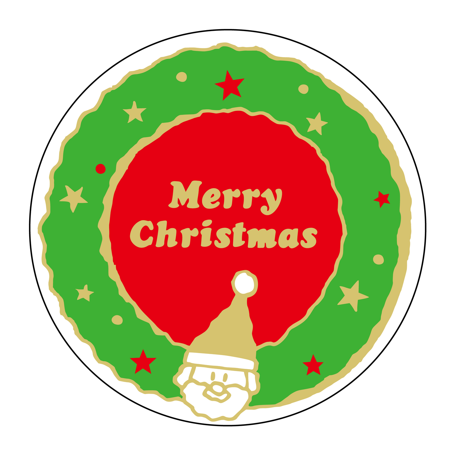 メリークリスマス リース