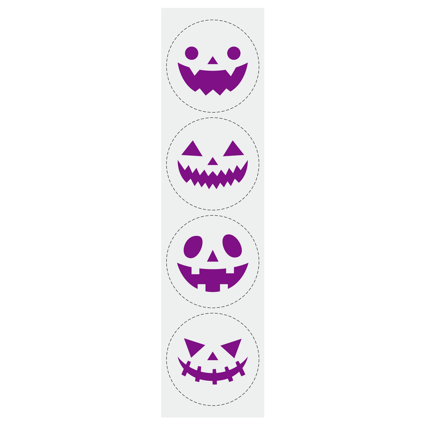 ハロウィン付け合わせ・顔