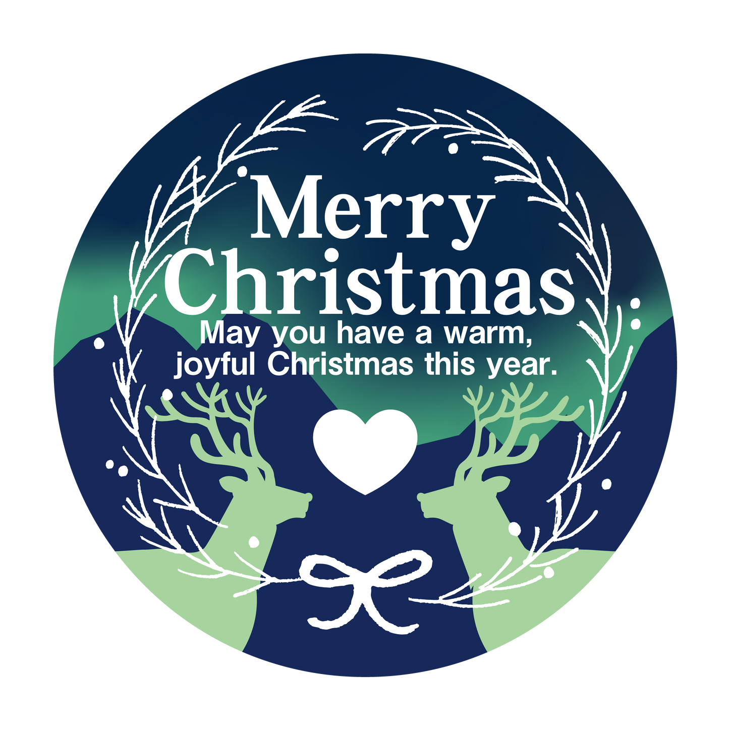 クリスマス オーロラ グリーン