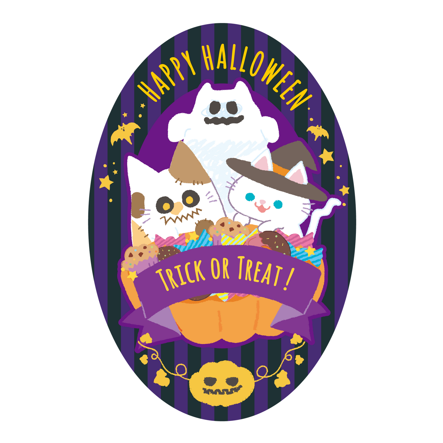 HAPPY HALLOWEEN 猫耳トリオ