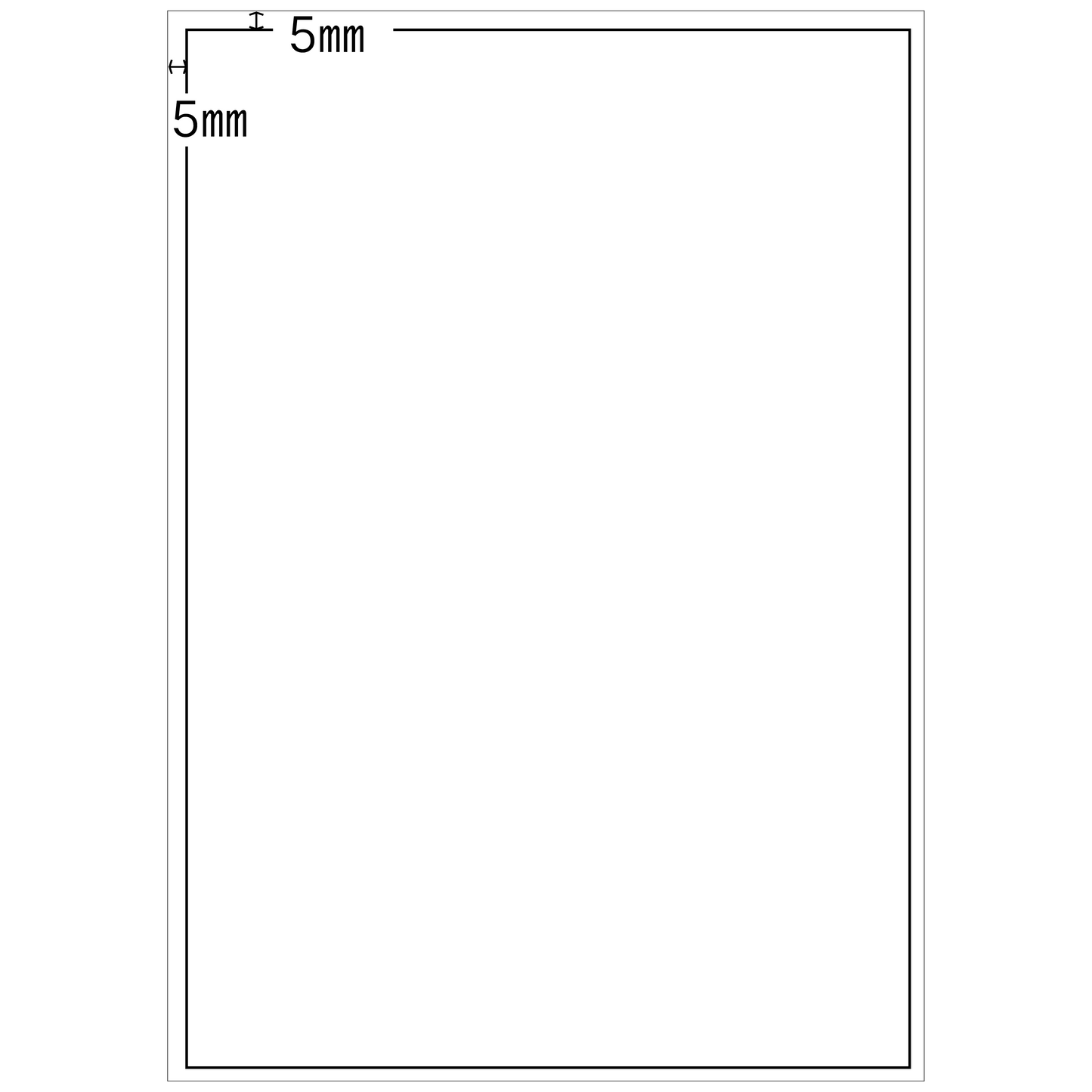 インクジェット専用ラベル(A4/200×287mm)200シート(200枚)/セット