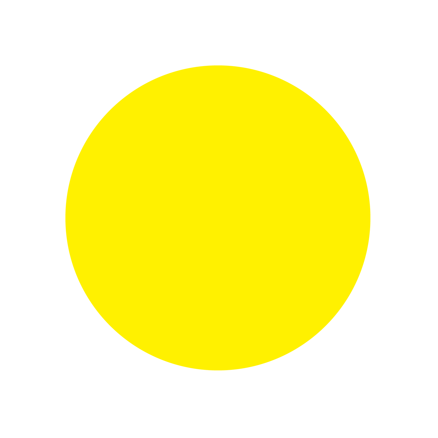 (中)色シール 黄色(識別・管理シール)