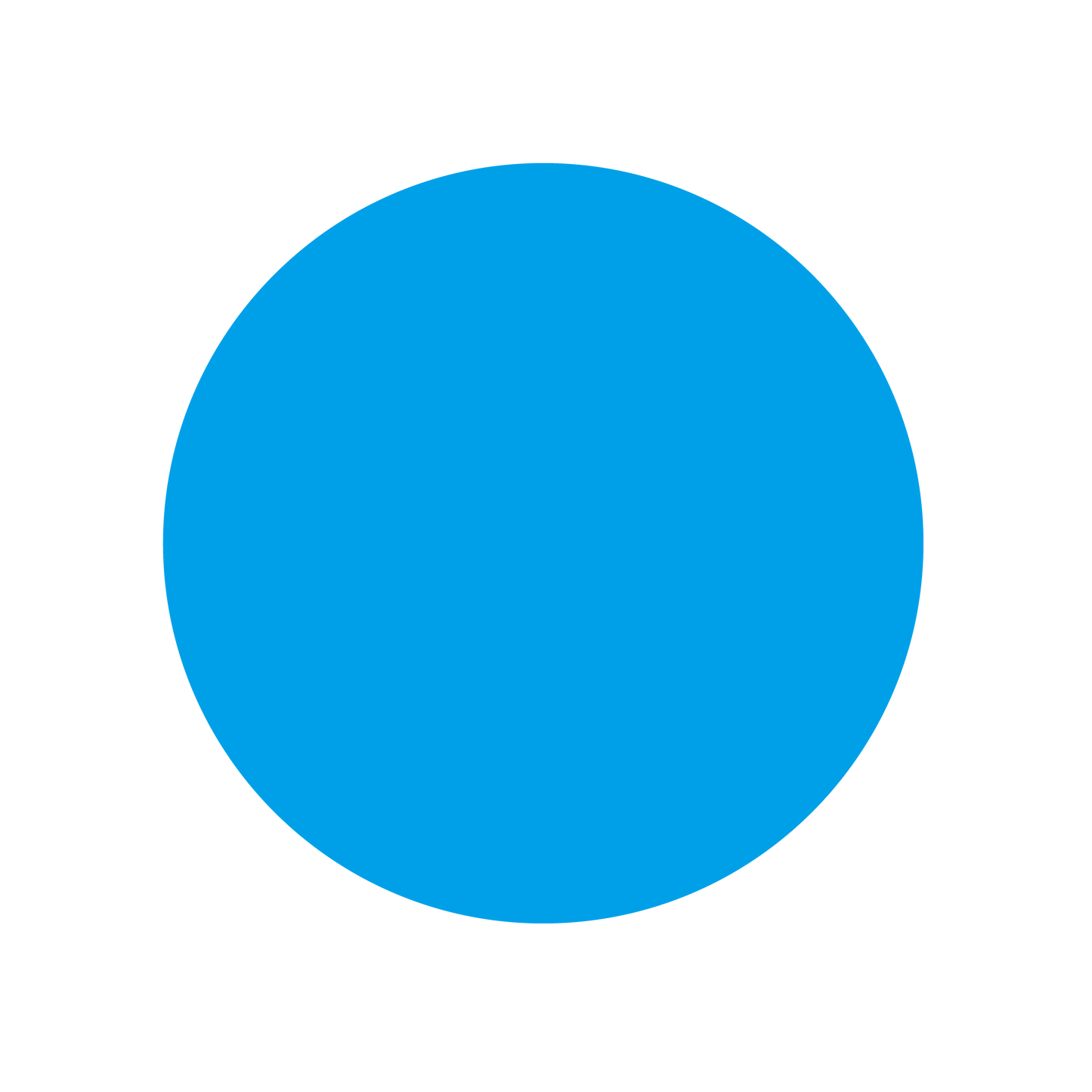 (中)色シール 青(識別・管理シール)