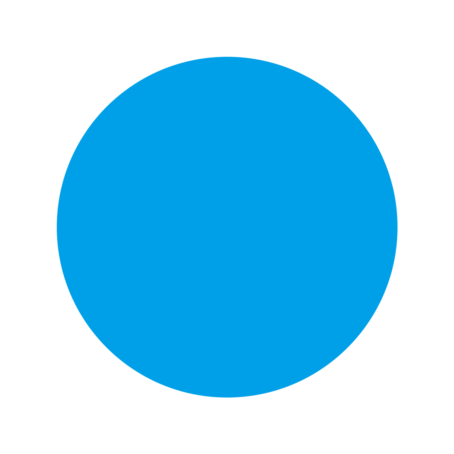 (大)色シール 青(識別・管理シール)