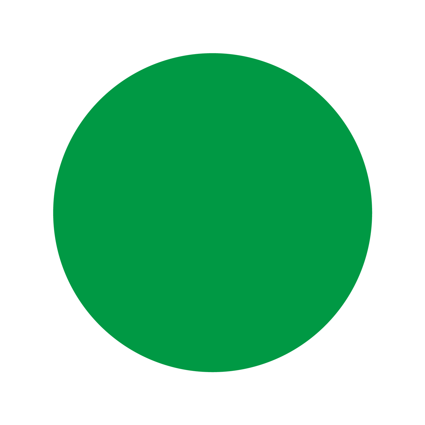 (大)色シール 緑(識別・管理シール)