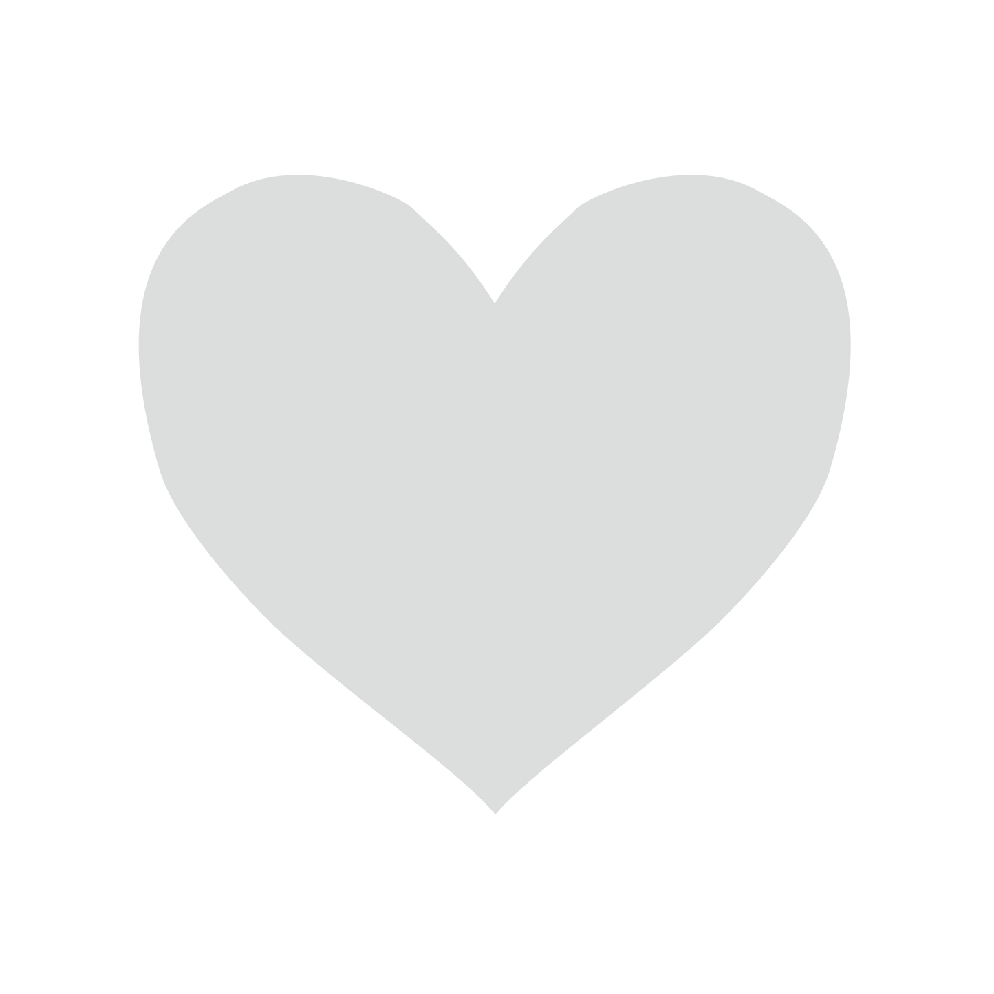 色シール ハート(小)銀ツヤ(識別・管理シール)