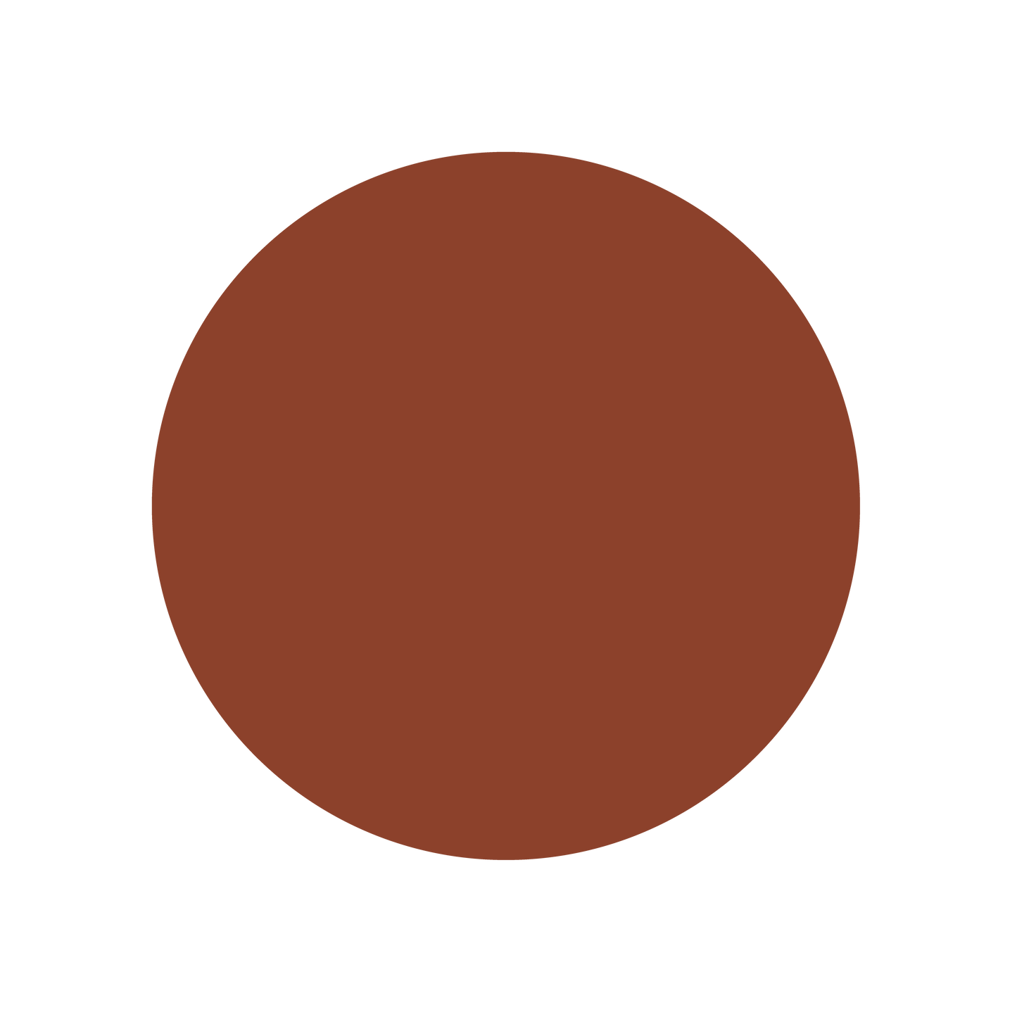 (中)色シール 茶色(識別・管理シール)