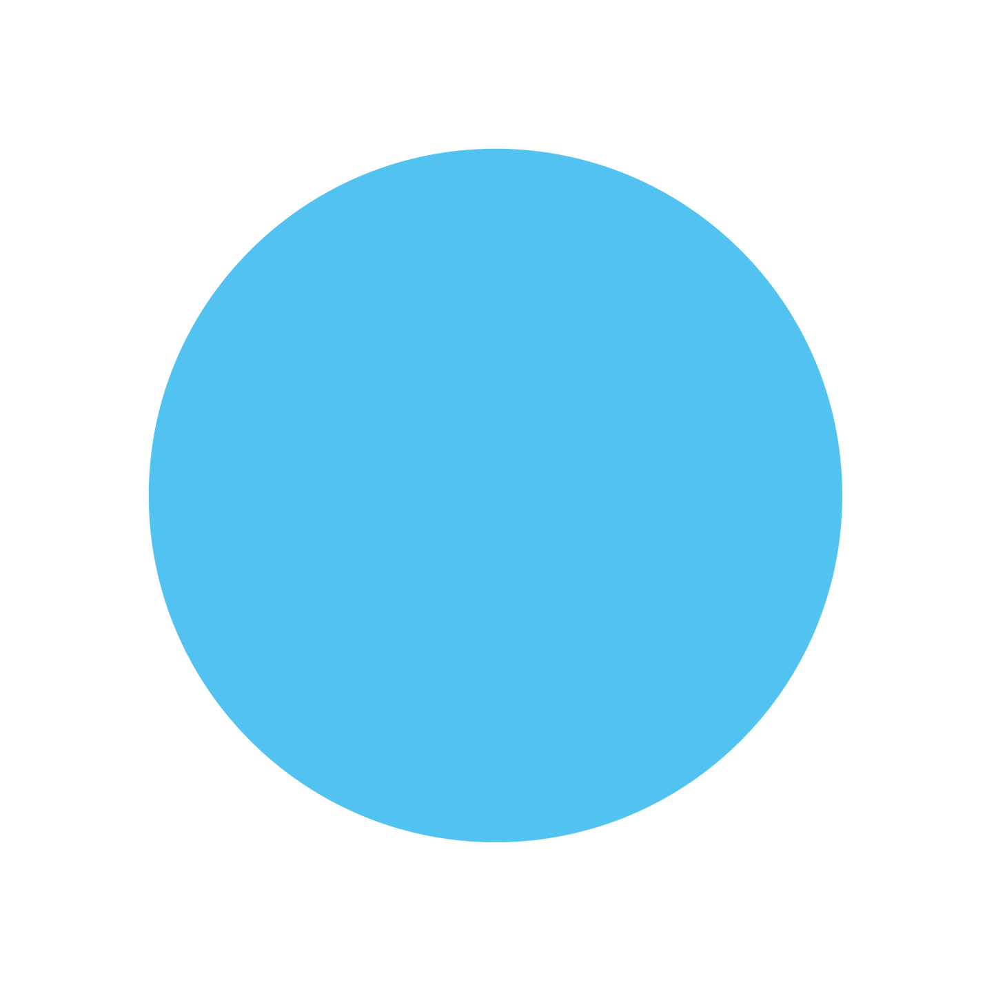 (中)色シール 水色(識別・管理シール)