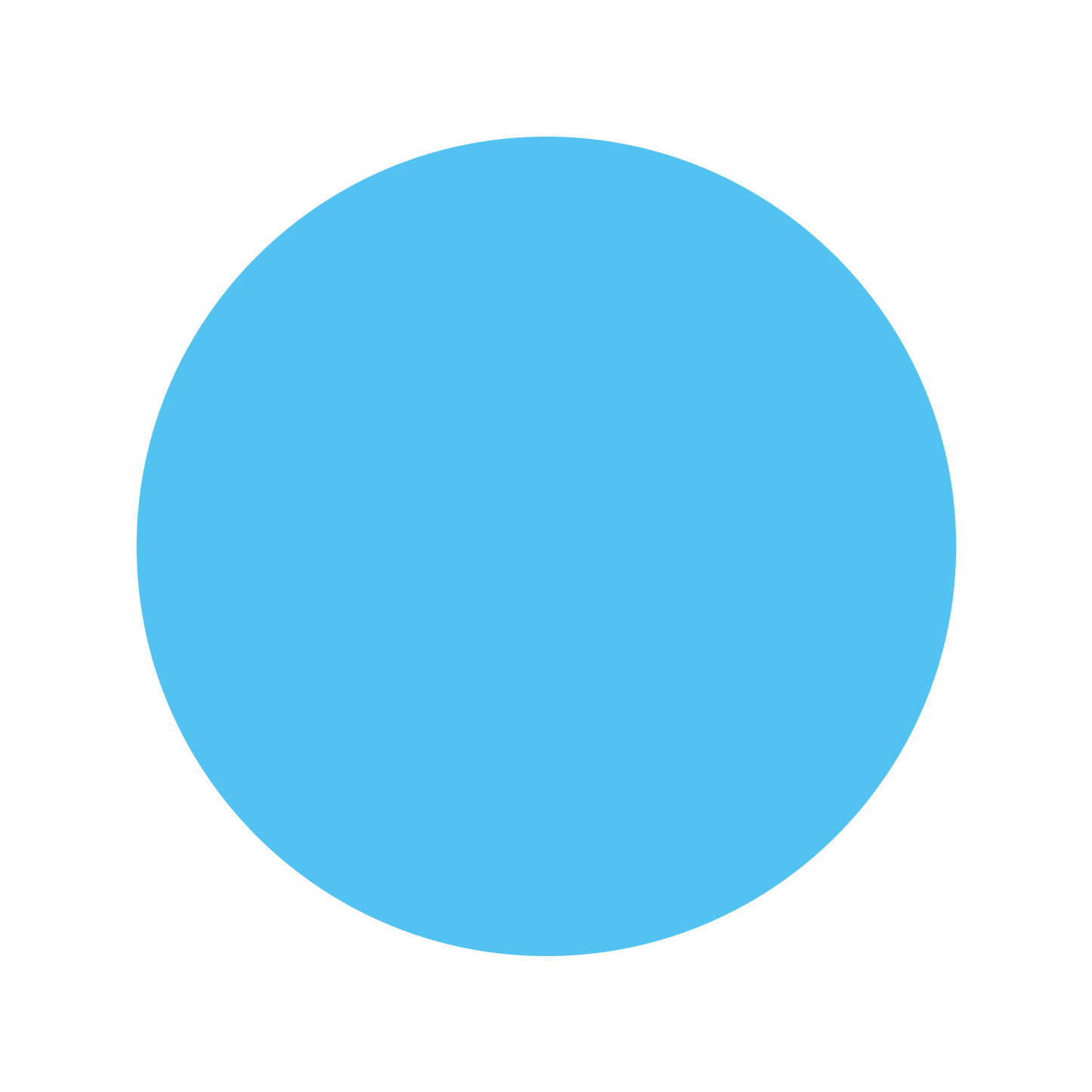 (大)色シール 水色(識別・管理シール)