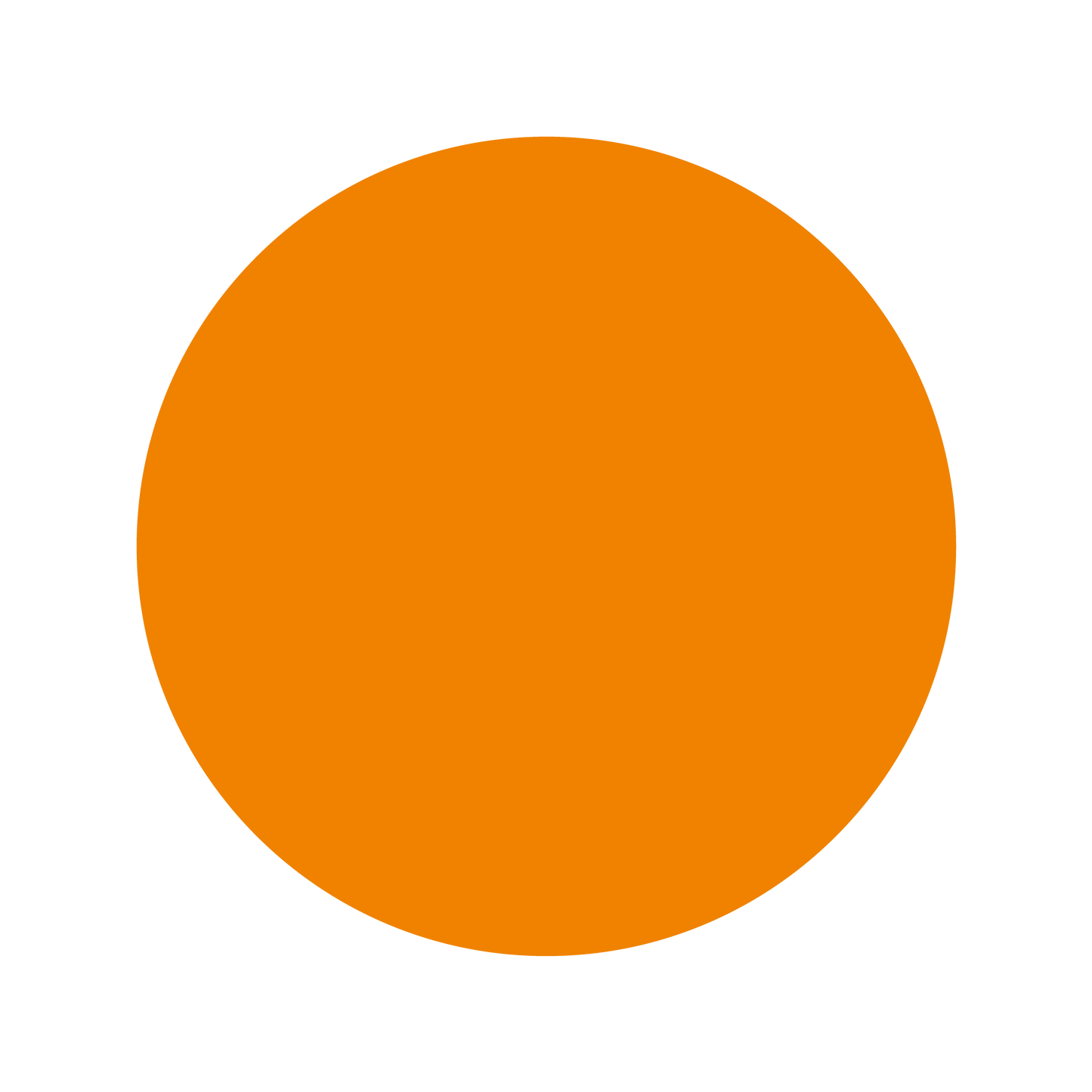 (大)色シール オレンジ(識別・管理シール)