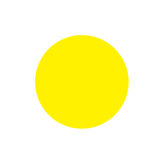 （小）色シール 黄色（識別・管理シール）