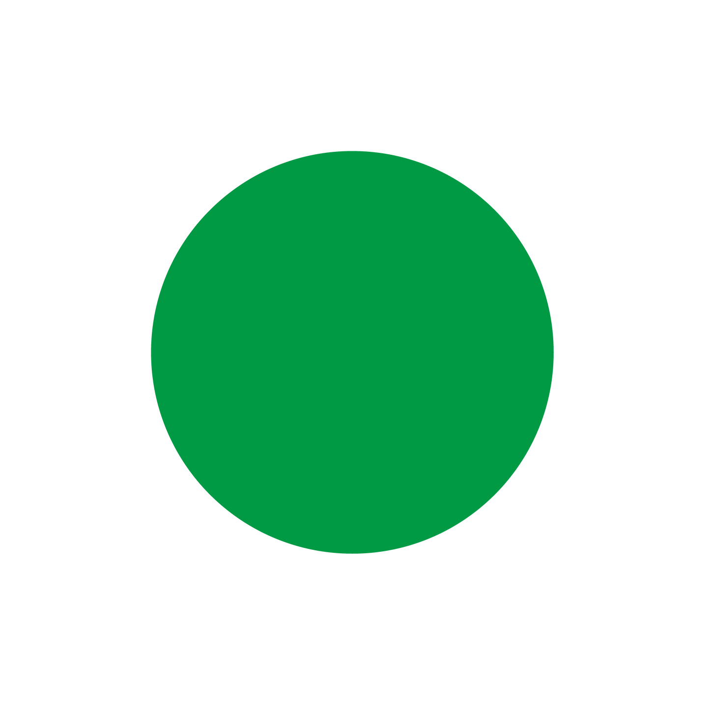 （小）色シール 緑（識別・管理シール）