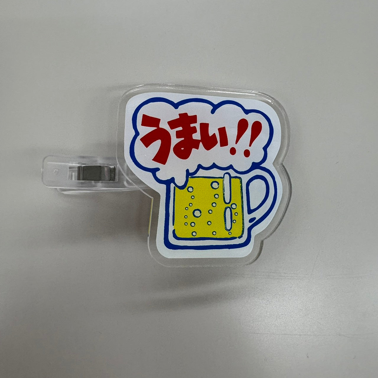 販促シール前髪クリップ