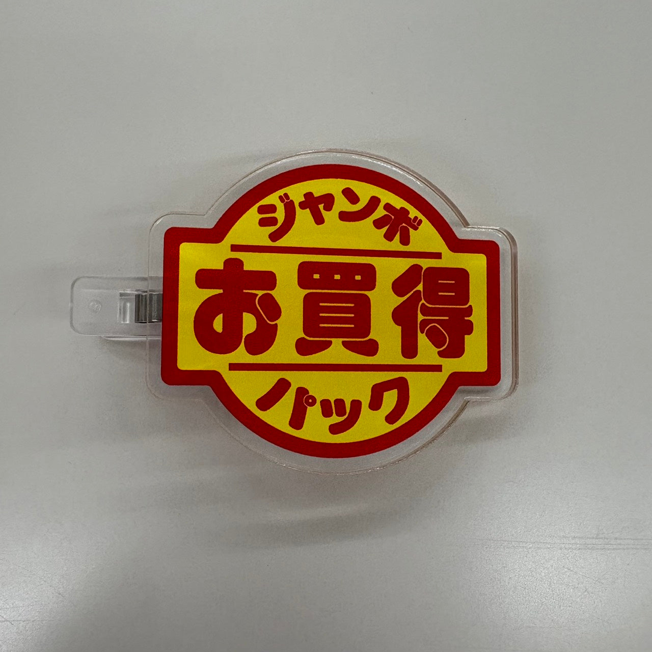 販促シール前髪クリップ