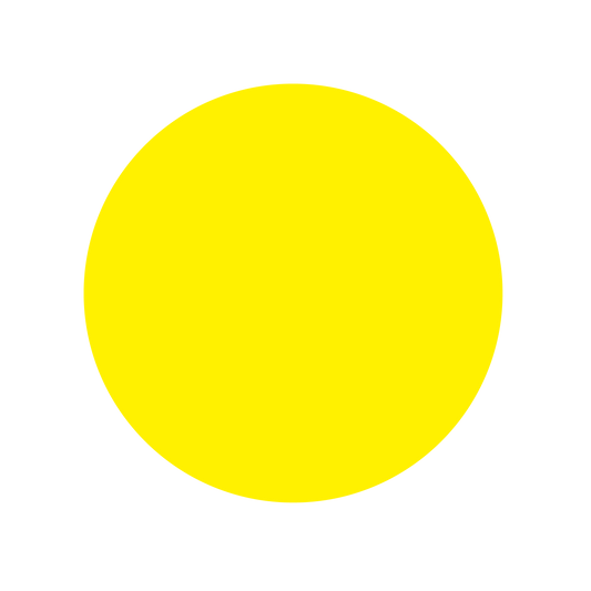 （中）色シール 黄色（識別・管理シール）