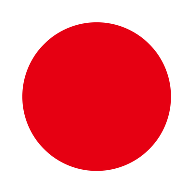 （特大）色シール 赤（識別・管理シール）