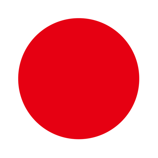 （特大）色シール 赤（識別・管理シール）