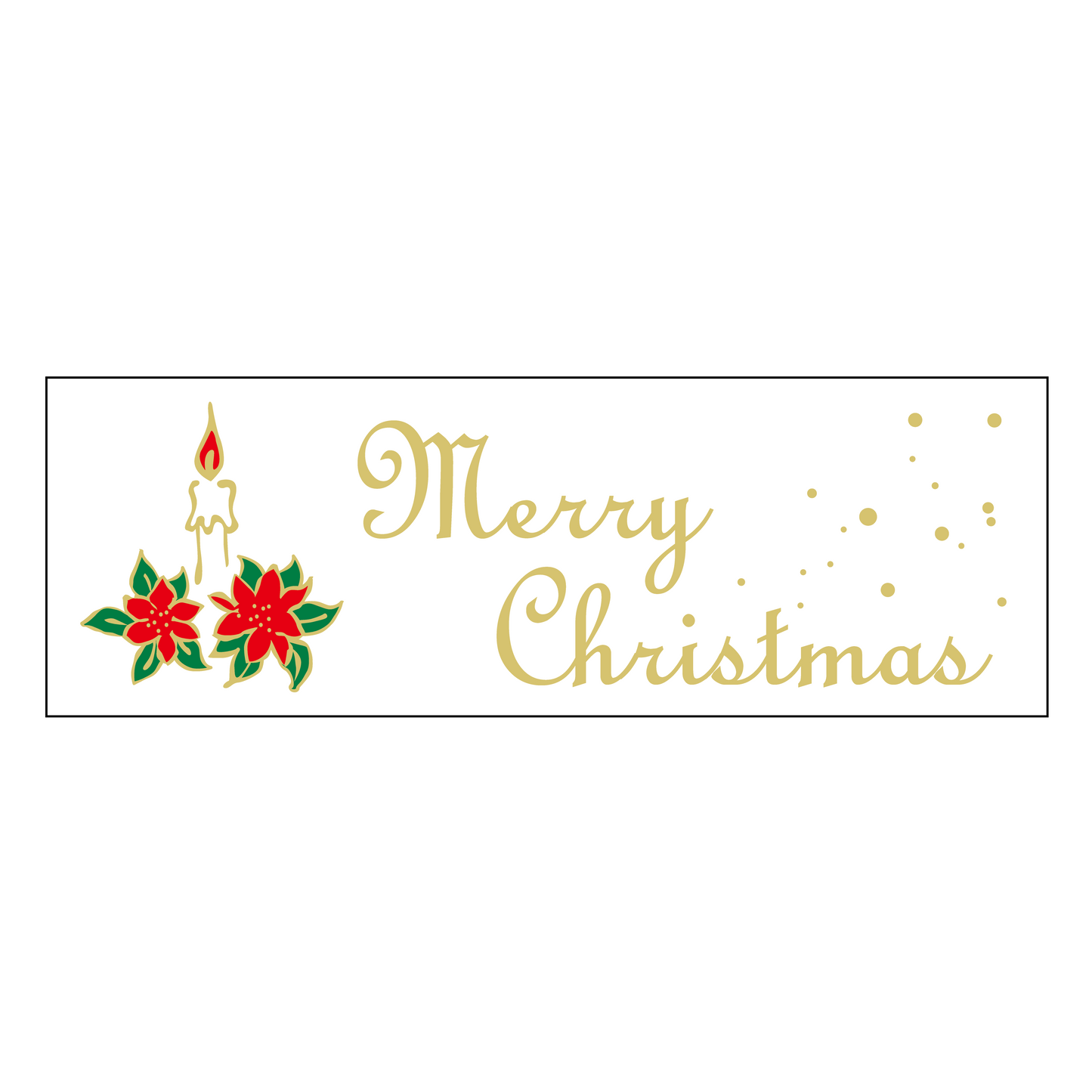 メリークリスマス　キャンドル