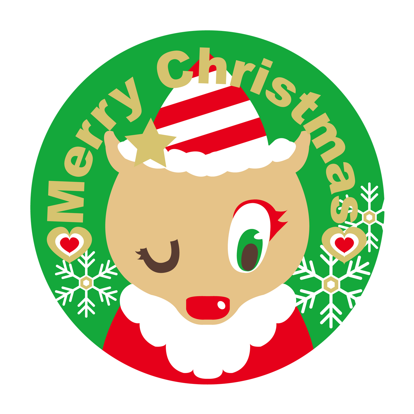 メリークリスマス トナカイ