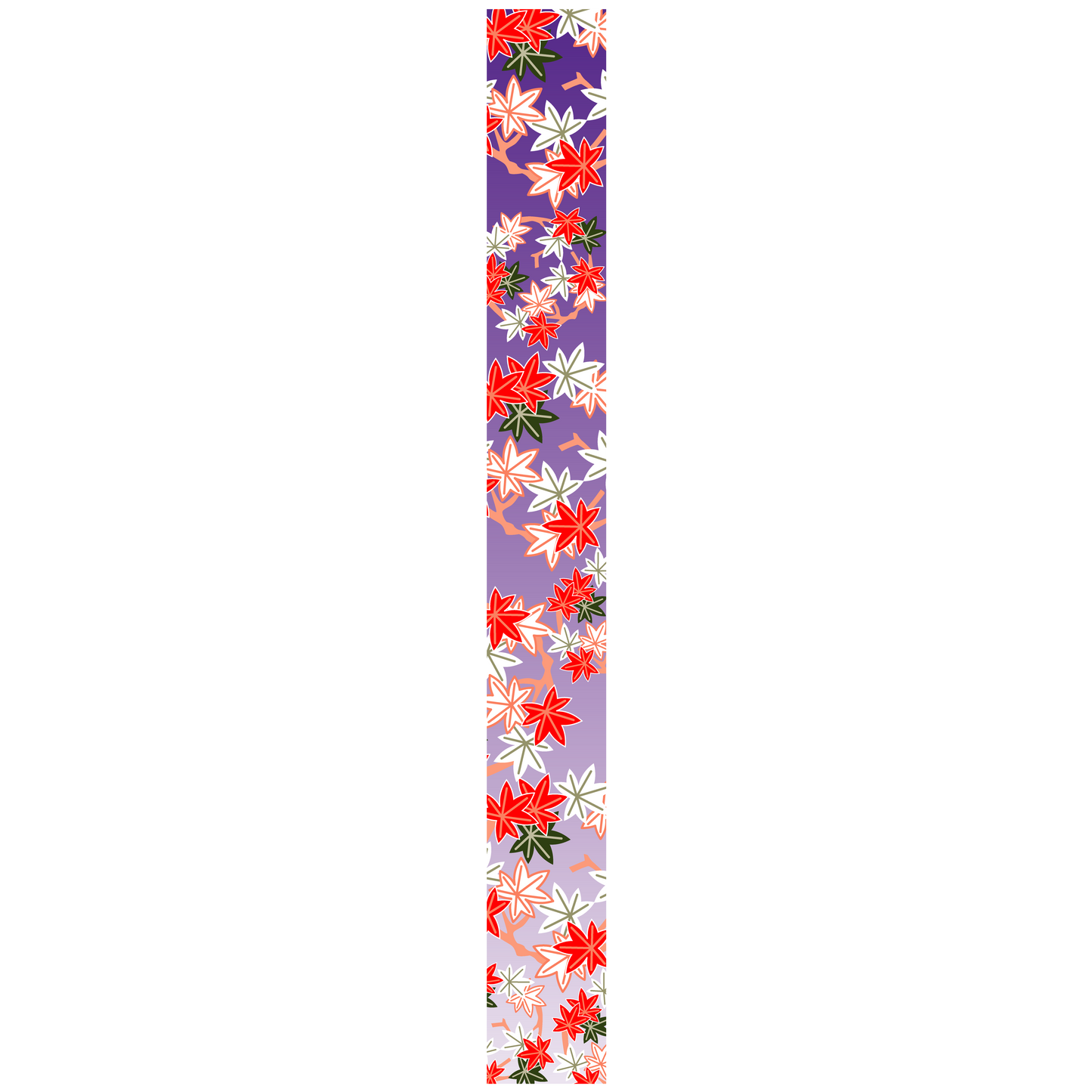 帯ラベル 紅葉柄 大