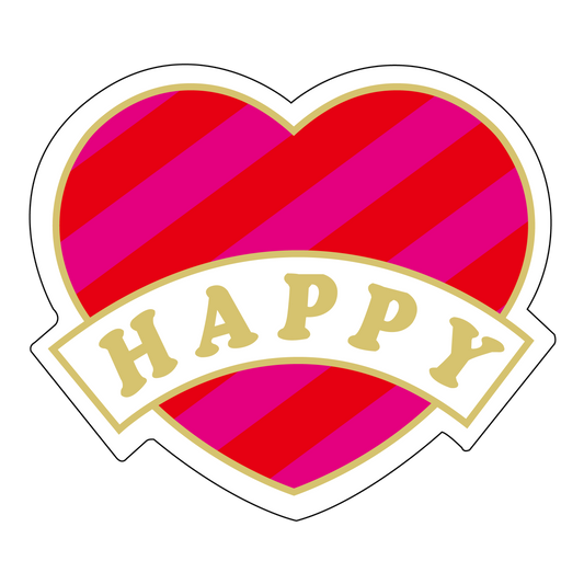 HAPPY ハート型