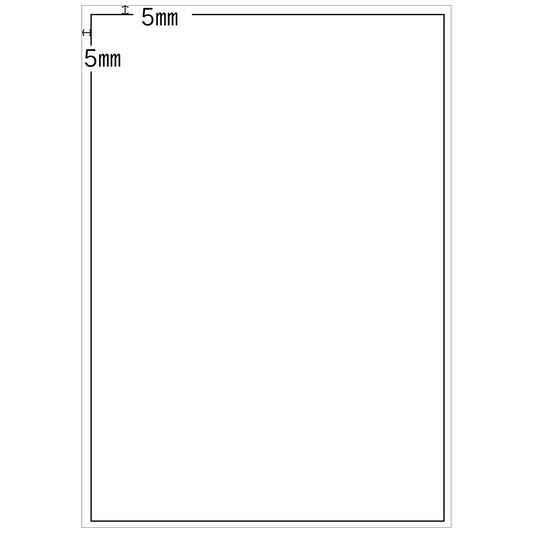インクジェット専用ラベル（A4／200×287mm）200シート（200枚）／セット