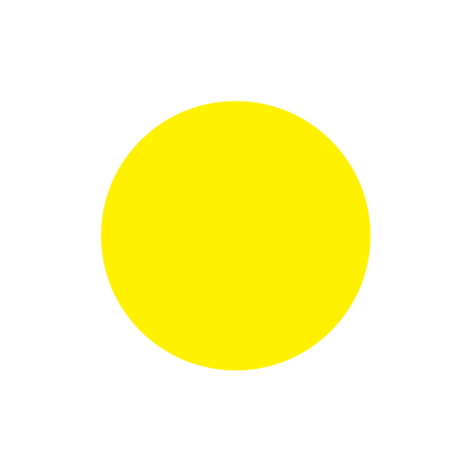 （小）色シール 黄色（識別・管理シール）
