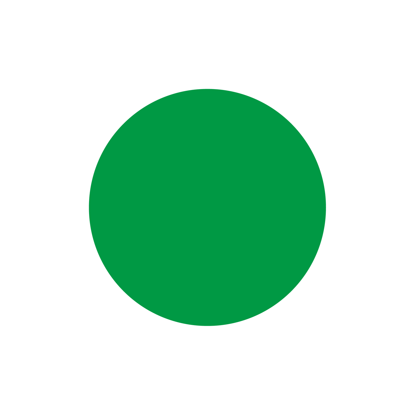 （小）色シール 緑（識別・管理シール）