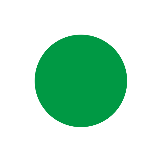 （小）色シール 緑（識別・管理シール）